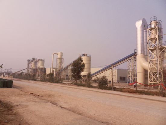 广西高峰桂山项目-xlc系列圆形料仓